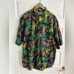 Bimini Bay Men’s Neon Swordfish Shirt Green Yellow Size XL